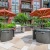 outdoor patio complete with grills and tables
